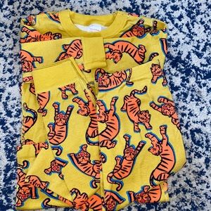 Hanna Andersson 150 12 tiger lion king John pajama new without tags